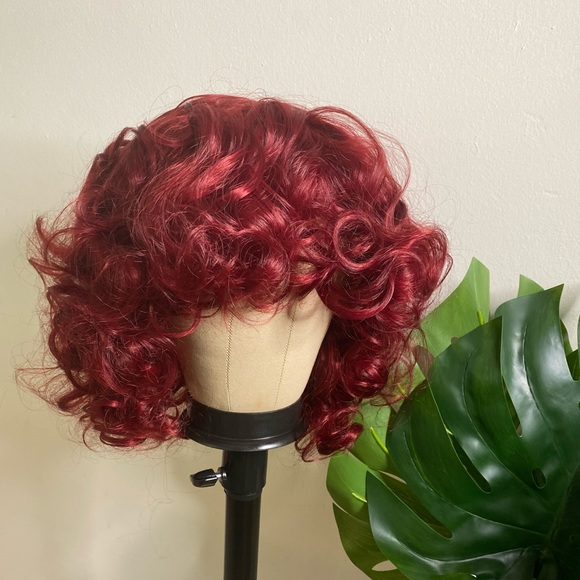 Wine Premium fiber wig - Picture 3 of 3